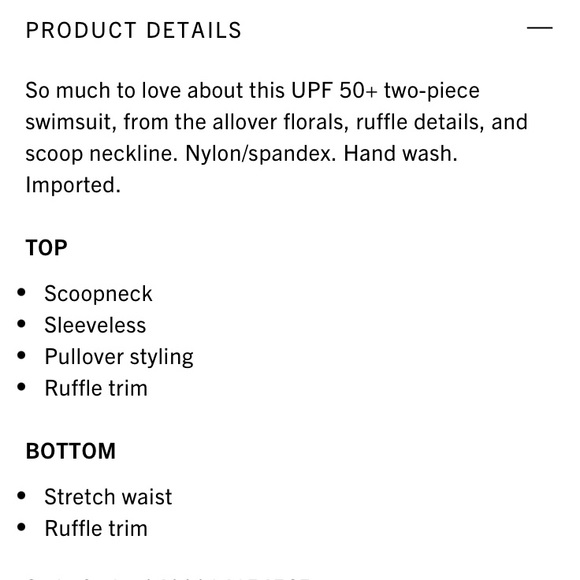 Janie and Jack Floral Roses Swim Set - Picture 10 of 11